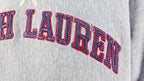 Ralph Lauren (Polo Sport) - Grey Spell-Out Crew Neck Sweatshirt 1990s Large Vintage Retro