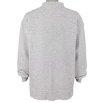 Starter - Grey Big Logo & Spell-Out Sweatshirt 1990s Large Vintage Retro