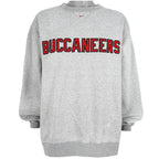 Nike - Tampa Bay Buccaneers Spell-Out Crew Neck Sweatshirt 1990s X-Large Vintage Retro Football