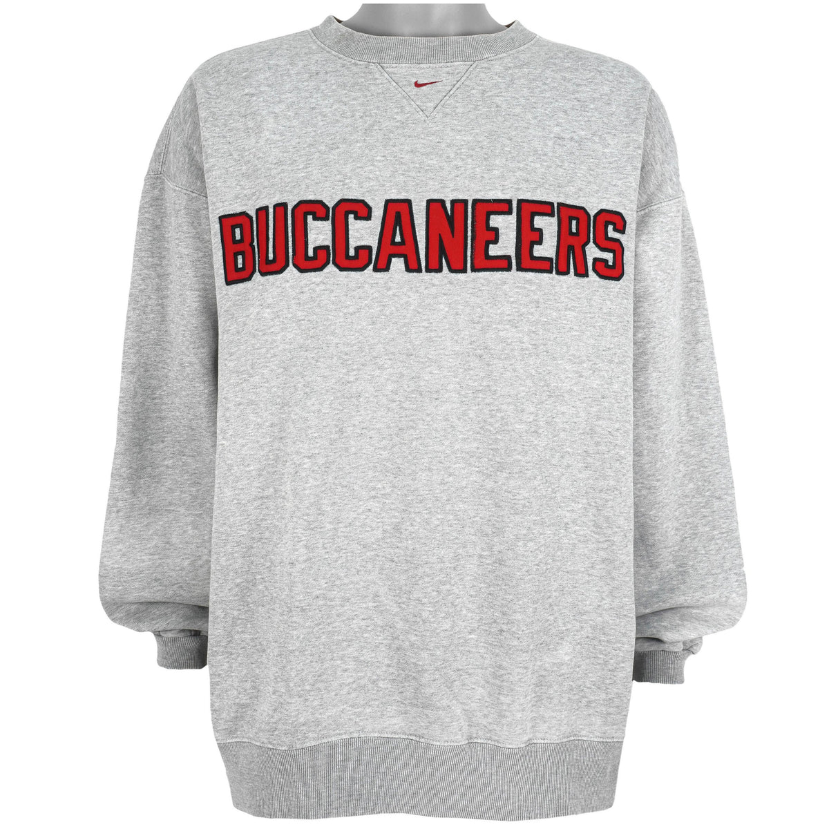 Nike - Tampa Bay Buccaneers Spell-Out Crew Neck Sweatshirt 1990s X-Large Vintage Retro Football