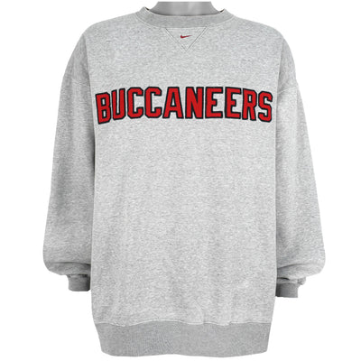 Nike - Tampa Bay Buccaneers Spell-Out Crew Neck Sweatshirt 1990s X-Large