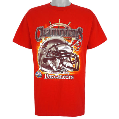 NFL (Delta) - Tampa Bay Buccaneers Spell-Out T-Shirt 2003 Large
