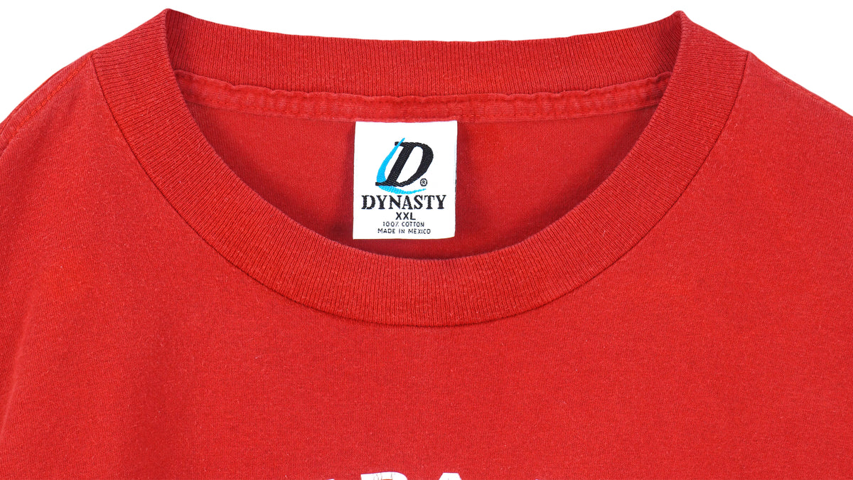 NFL (Dynasty) - Tampa Bay Buccaneers Spell-Out T-Shirt 1990s X-Large Vintage Retro Football