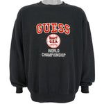 Guess - Varsity U.S.A Team Players Crew Neck Sweatshirt Large Vintage Retro