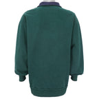 Nautica - Green 1/4 Zip Sweatshirt 1990s X-Large Vintage Retro