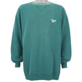 Reebok - Green Crew Neck Sweatshirt 1990s XX-Large Vintage Retro