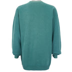 Reebok - Green Crew Neck Sweatshirt 1990s XX-Large Vintage Retro