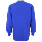 Nautica - Blue Spell-Out Crew Neck Sweatshirt 1990s Medium Vintage Retro