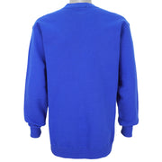 Nautica - Blue Spell-Out Crew Neck Sweatshirt 1990s Medium Vintage Retro