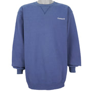 Carhartt - Blue Spell-Out Crew Neck Sweatshirt 1990s Large Vintage Retro