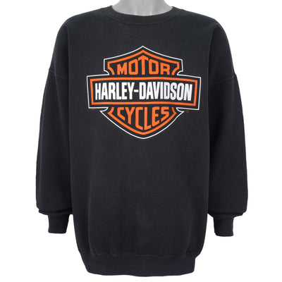 Harley Davidson - Houston, Texas Spell-Out Sweatshirt 1996 XX-Large