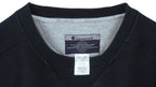 Champion - Black Big Logo Crew Neck Sweatshirt 1990s XX-Large Vintage Retro
