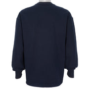 Calvin Klein - Blue Spell-Out Crew Neck Sweatshirt 1990s X-Large Vintage Retro