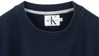 Calvin Klein - Blue Spell-Out Crew Neck Sweatshirt 1990s X-Large Vintage Retro