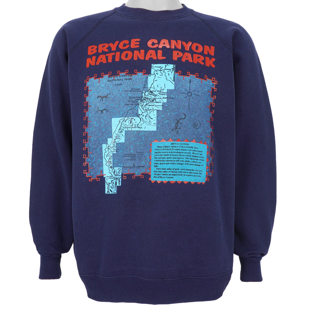 Vintage (Discus Athletic) - Bryce Canyon National Park Utah Crew Neck Sweatshirt 1990s X-Large Vintage Retro