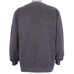 Nike - Dark Grey Big Logo Crew Neck Sweatshirt 1990s X-Large Vintage Retro