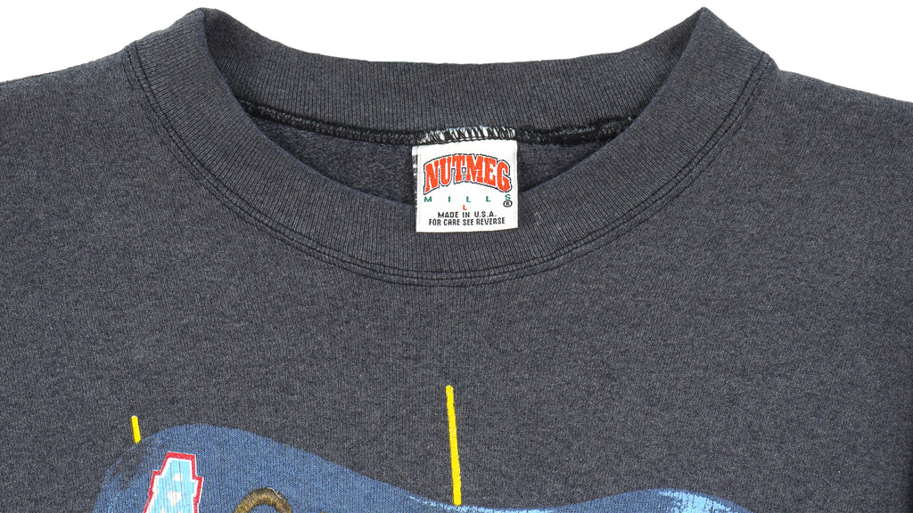 NFL (Nutmeg) - Houston Oilers Crew Neck Sweatshirt 1990s Large Vintage Retro Football