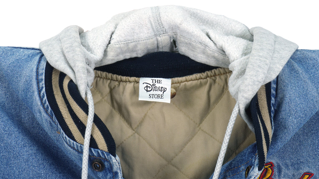 Disney - Winnie the Pooh Embroidered Button-Up Jacket 1990s Large Vintage Retro