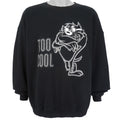 Vintage (Warner Bros.) - Tasmanian Embroidered Crew Neck Sweatshirt 1990s X-Large Vintage Retro