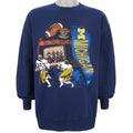 NFL (Nutmeg) - Michigan Wolverines Crew Neck Sweatshirt 1990s X-Large Vintage Retro Football