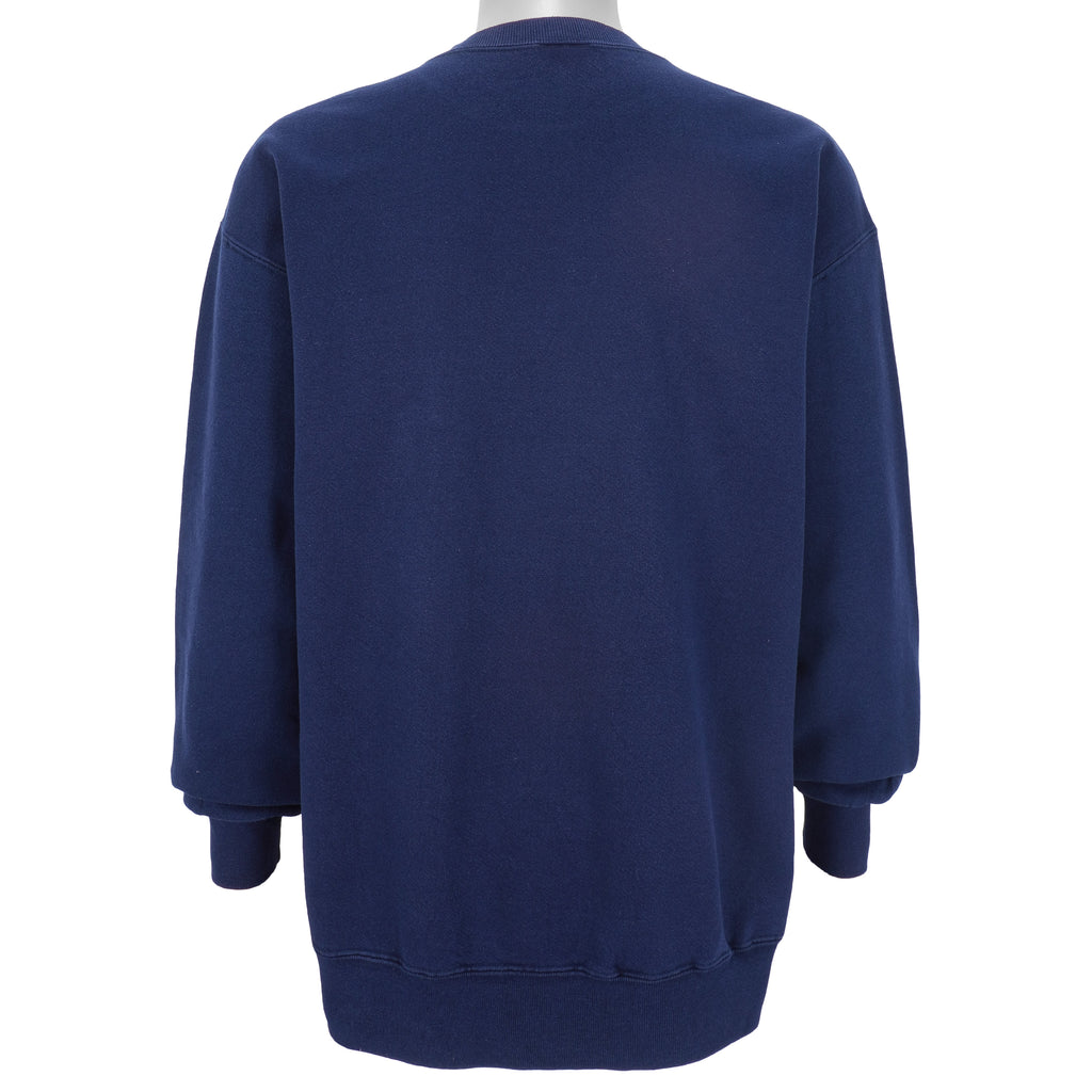 NFL (Nutmeg) - Michigan Wolverines Crew Neck Sweatshirt 1990s X-Large Vintage Retro Football