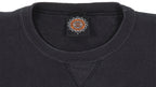 Harley Davidson - Black Spell-Out Crew Neck Sweatshirt 1990s Large Vintage Retro