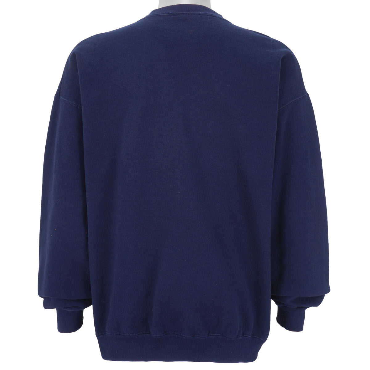 Reebok - Blue Big Logo Crew Neck Sweatshirt 1990s Large Vintage Retro