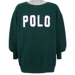Ralph Lauren (Polo Sport) - Green Crew Neck Sweatshirt 1990s XX-Large