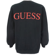 Guess - Spell-Out Crew Neck Sweatshirt 1990s Large Vintage Retro