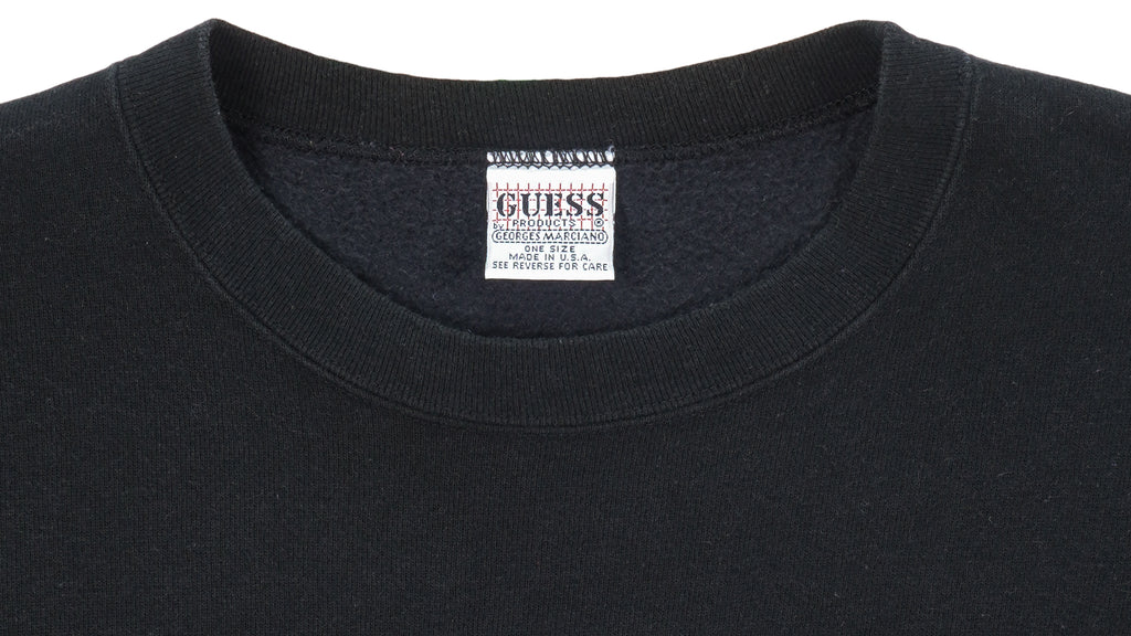 Guess - Spell-Out Crew Neck Sweatshirt 1990s Large Vintage Retro
