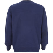 NFL (Logo 7) - Blue Dallas Cowboys Spell-Out Sweatshirt 1990 Large Vintage Retro Football