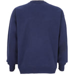 NFL (Logo 7) - Blue Dallas Cowboys Spell-Out Sweatshirt 1990 Large Vintage Retro Football