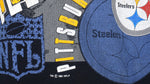 NFL (Logo 7) - Pittsburgh Steelers  Big Logo Sweatshirt 1991 Large Vintage Retro Football