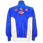 Vintage (Bell) - Blue & White U.S.A Embroidered Jacket 1990s Large