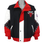 NBA (Pro Player) - Chicago Bulls Spell-Out Jacket 1990s X-Large Vintage Retro Basketball