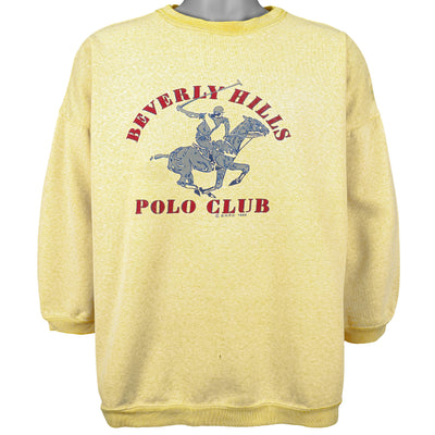 Vintage - Yellow Beverly Hills, Polo Club Sweatshirt 1982 XX-Large