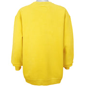 Guess - Yellow Guess Jeans Spell-Out Sweatshirt 1990s X-Large Vintage Retro