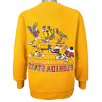 NCAA - Florida State Seminoles Crew Neck Sweatshirt 1990s Medium Vintage Retro Football College
