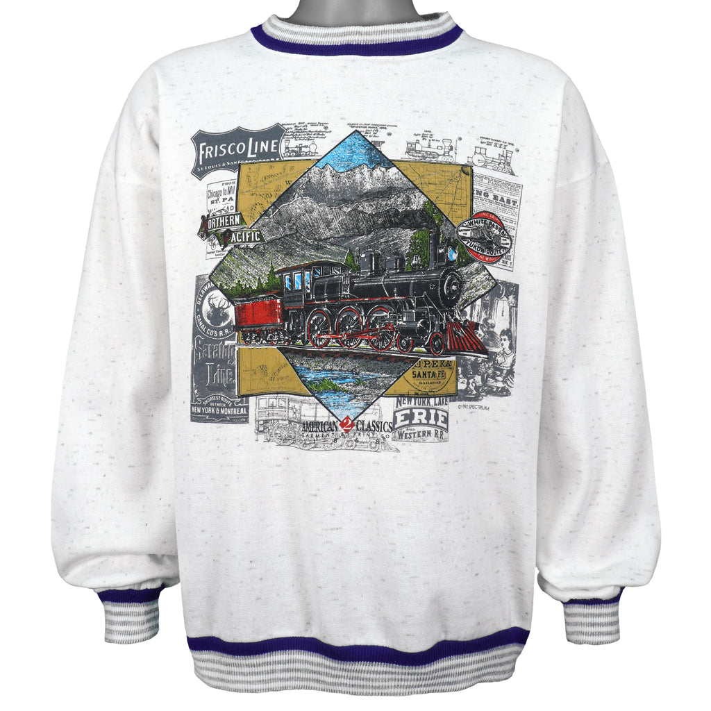 Vintage (Cotton Fitz) - Frisco Line St. Louis – San Francisco Railway Sweatshirt 1992 X-Large Vintage Retro