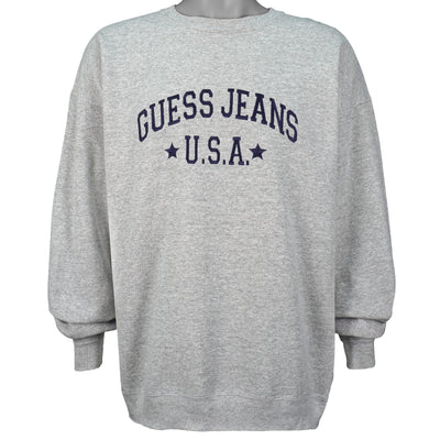 Guess - Guess U.S.A Jeans Spell-Out Sweatshirt 1990s X-Large
