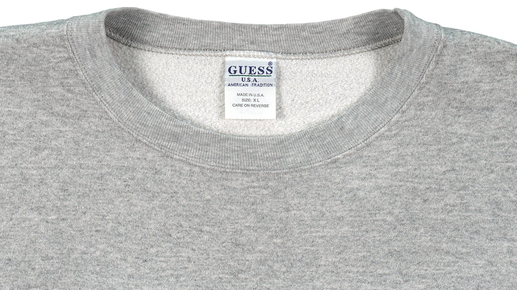 Guess - Guess U.S.A Jeans Spell-Out Sweatshirt 1990s X-Large Vintage Retro