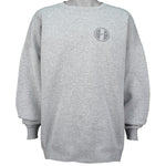 Nike - Grey Big Logo Crew Neck Sweatshirt 1990s XX-Large