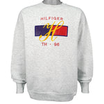 Tommy Hilfiger - Spell-Out Embroidered Crew Neck Sweatshirt 1990s X-Large