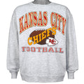 NFL (Alore) - Kansas City Chiefs Crew Neck Sweatshirt 1990 Large Vintage Retro Football