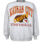NFL (Alore) - Kansas City Chiefs Crew Neck Sweatshirt 1990 Large Vintage Retro Football
