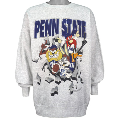 NCAA (Tultex) - Penn State with Looney Tunes Stars Crew Neck Sweatshirt 1990s XX-Large