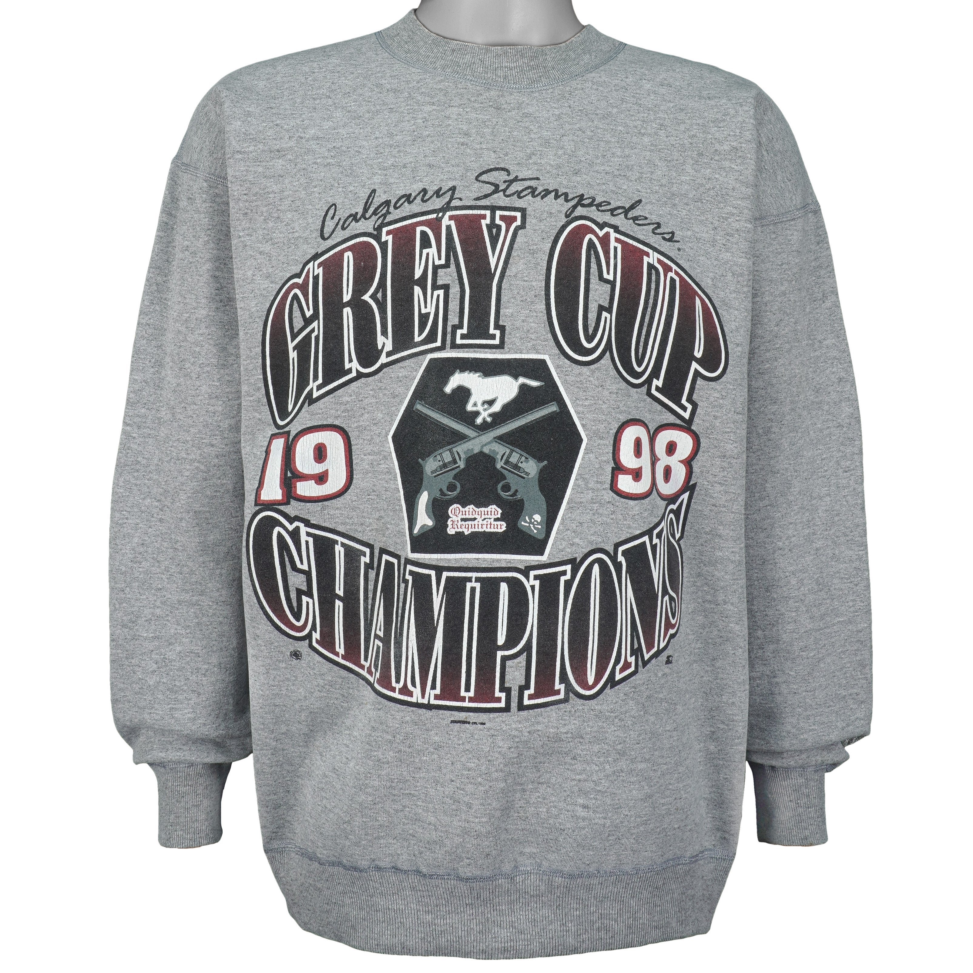 Starter - Calgary Stampeders Crew Neck Sweatshirt 1998 Medium Vintage Retro Football