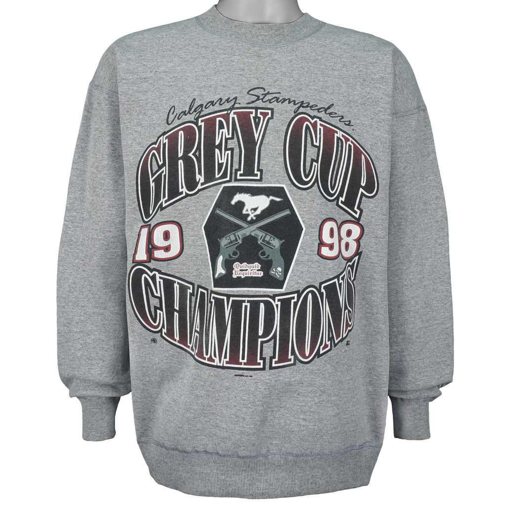 Starter - Calgary Stampeders Crew Neck Sweatshirt 1998 Medium Vintage Retro Football
