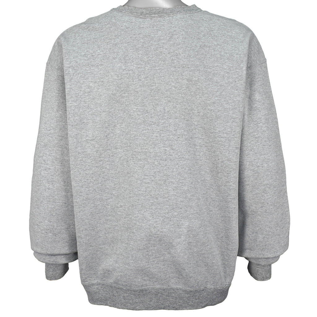 Champion - Grey ESPN Collection Crew Neck Sweatshirt 1990s Large Vintage Retro 