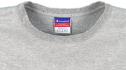 Champion - Grey ESPN Collection Crew Neck Sweatshirt 1990s Large Vintage Retro 
